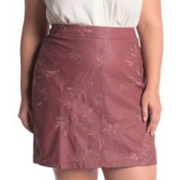 City Chic Dresses & Skirts - Size 18 City Chic Faux Leather Skirt